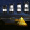 Solar Camping Lantern Camping Lamp(1 Pcs, Silver) 5