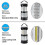 Solar Camping Lantern Camping Lamp(1 Pcs, Silver) 4