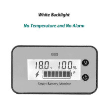 (As show, One size) Ipx7 Waterproof Dc 7v-100v Battery Capacity Indicator Charge Percentage Lead-acid Ternary Iron Lithium Battery Car Voltage Gauge