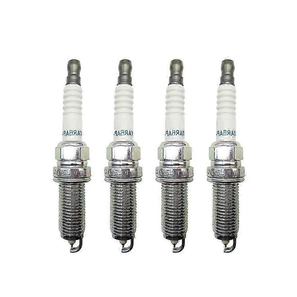 (As Show, One Size) 4Pcs 22401-Ed815 Lzkar6ap11 Iridium Spark Plug For Nissan Micra March Tiida X-Trail Renault Clio 22401Ed815 Lzkar6ap-11 4632480861046