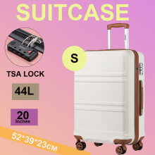 20-inch ABS Hard Shell Luggage Suitcase Set Travel Trolley Case