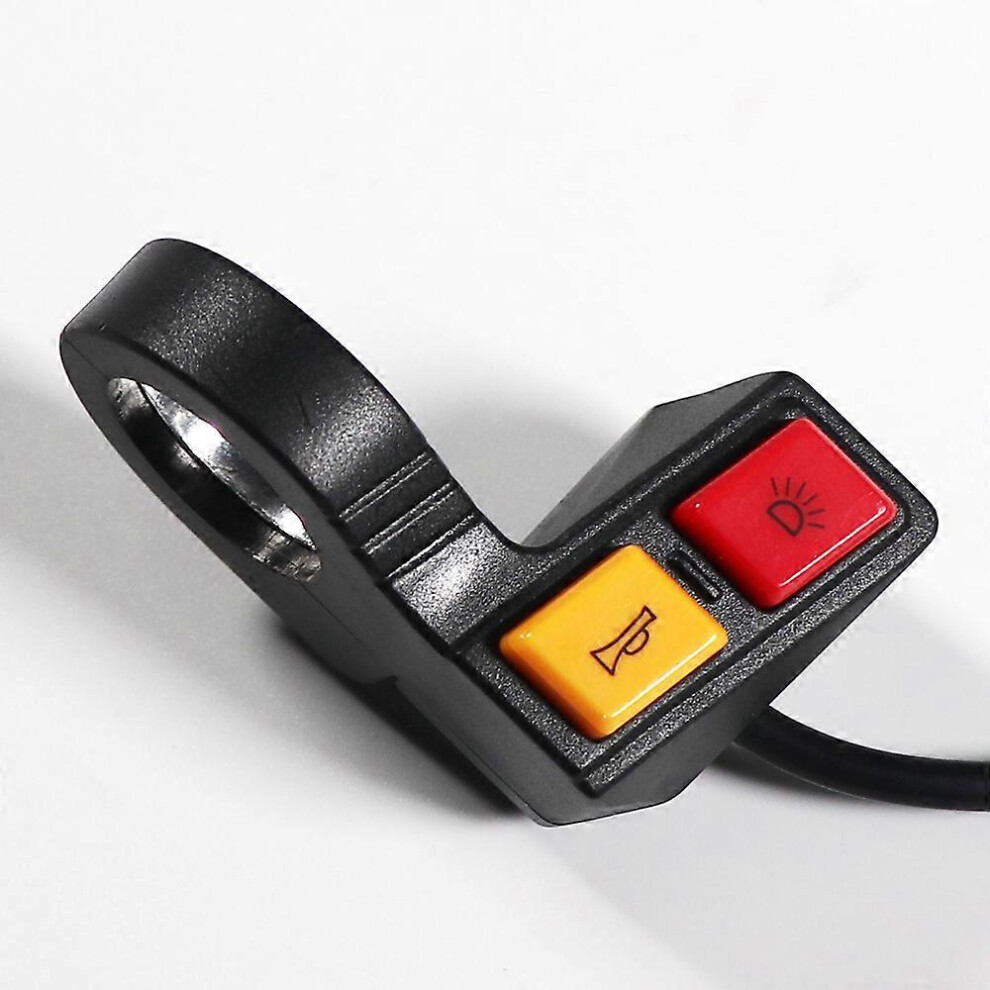 (As show, One size) Scooter Handlebar Function Switch Headlight Horn Turn Signal Switch for For KUGOO G2 PRO Electric Scooter Parts Accessories