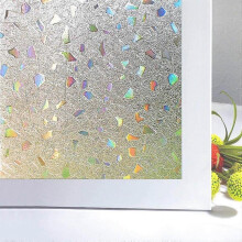 3d Window Film Colored Effect Window Film Blackout Static Window Film Adhesive Window Film Electrostatic Window Film for Decoration Doors Home Office