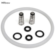 (As show, One size) New Food Grade Silicone O ring set Keg Seal replacement Kit with ball lock Poppet Valves for beer Home Brewing