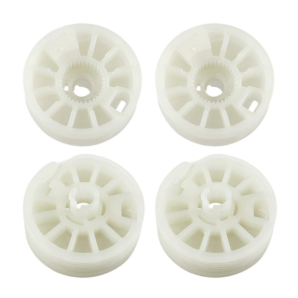 (As Show, One Size) 4Pcs Window Regulator Drum Gear Spool, Sprockets Compatible With 2016 Kia Optima Sportage 4632480816664