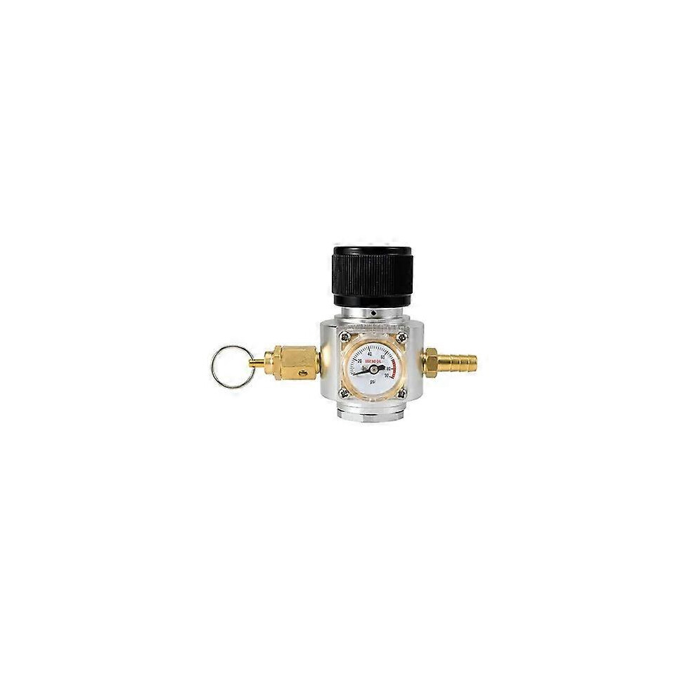 (B, One size) Sodastream Co2 Mini Gas Regulator Co2 Charger 0-90 PSI Gauge With Pressure Relief Valve For Soda Water Beer Kegerator Homebrew