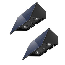 (As show, One size) Solar Wall Light, Outdoor Lighting, LED Bulb, Automatic Lighting at Night, 2 Pack