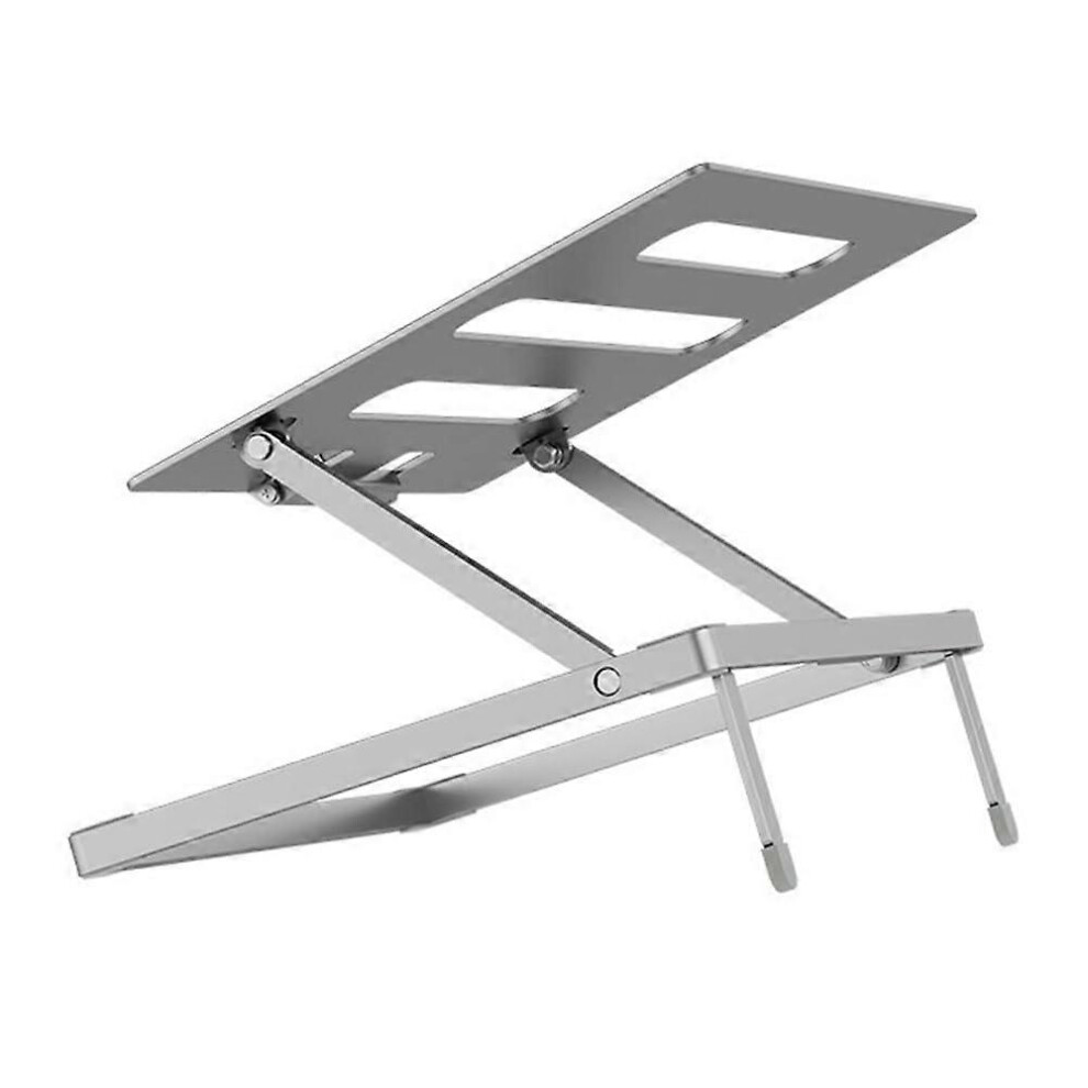 (As Show, One Size) Laptop Stand Adjustable Laptop Stand Foldable Aluminum Laptop Riser Holder For Laptops Up To 15.6' Laptop Riser 4632480897939