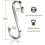 12 Pack Multi-function Hanging S-hooks Stainless Steel S-shaped Hooks S-hook for Bathroom Bedroom Office Kitchen 2