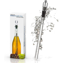 Wine Cooler, Food Grade Stainless Steel Wine Coolers for Wine Bottles Come with Aerator, Pourer, Stopper,4 In 1 Gift Set