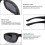 3 Pair Motorcycle Riding Glasses Padding Goggles Uv Protection Dustproof Windproof Motorcycle Sunglasses 3