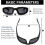 3 Pair Motorcycle Riding Glasses Padding Goggles Uv Protection Dustproof Windproof Motorcycle Sunglasses 4