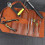 Tool Roll Leather Bag Pouch,multi-purpose Canvas Tool Roll,?wrench Roll Pouch, Roll Up Tool Bag,?tool Organisers,10 Pockets Multi Purpose Organizer Wr 3