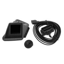 (As show, One size) Car Hud Head Up Display Obd2+gps Speedometer With Speedup Test Brake Test Overspeed Alarm For All V
