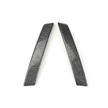 (As show, One size) Car Front Inside Interior Door Handles Trim Cover for J10 2007-2015 Carbon fiber