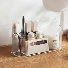 (As show, One size) Makeup Tray Holder Organizer Cosmetic Display Case Tabletop Desktop Vanity Countertop Bathroom Wall Cabinet Medicine