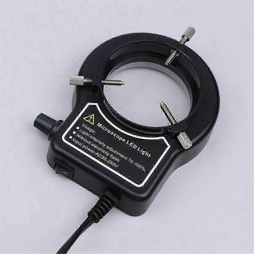 (As show, One size) Microscope Ring Light Illuminator Lamp for Microscope Circle Light Industrial Microscope Camera EU- 2