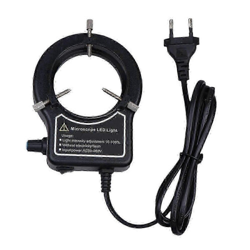 (As show, One size) Microscope Ring Light Illuminator Lamp for Microscope Circle Light Industrial Microscope Camera EU-