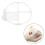 2pcs Hand Makeup Mixing Palette Clear Makeup Hand-held Palette Acrylic Nail 1