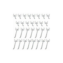 30 Pcs Pegboard Hooks Metal Pegboard Hooks Accessories - 10cm And 5cm Single Hook Set for Garages, Tool Sheds, Workshops