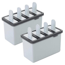 Popsicle Molds 2 X 4 Grids Ice Pop Reusable Ice Cream Mold