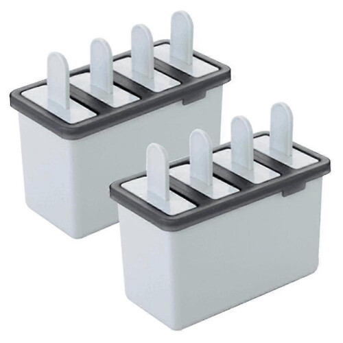 Popsicle Molds 2 X 4 Grids Ice Pop Reusable Ice Cream Mold