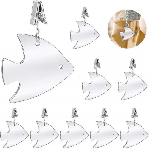 2023-10 Pcs Tablecloth Weights Heavy Duty Tablecloth Pendant with Clips Tablecloth