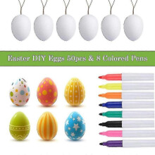 Qian New Easter Surrounding Eggs Children's Graffiti Diy Eggs Creative Painting Toys Hand-painted Egg Set
