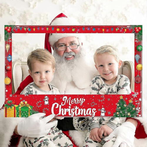 Christmas Studio Prop 1 Christmas Party Decoration, Photo Frame