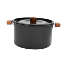 (Optional, 4L) Outdoor Cooking Stockpot Round Camping Cookware for Kitchen Backpacking Home 2.8L
