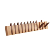 (Optional, 12 key) Wood Wall Mounted Piano Coat Rack Entryway Wall Art Hook for Bag Living Room 4 key