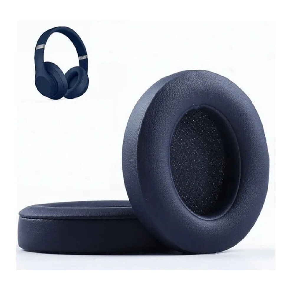 (Navy Blue) Replacement Ear Pads Soft Cushion Cover For Beats Studio 2.0 3.0 Headphone