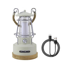 (13.4cmx25cm, white) Waterproof Camping Lantern Outdoor Light Hanging or Freestanding Camping Lamp 3 Light Modes for Cafe Garden Party Tent Indoor