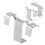 10Pcs Solar Panel Drainage Clips Sturdy Photovoltaic Panel Water Guide Clamp 30mm 5
