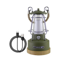 (13.4cmx25cm, green) Waterproof Camping Lantern Outdoor Light Hanging or Freestanding Camping Lamp 3 Light Modes for Cafe Garden Party Tent Indoor