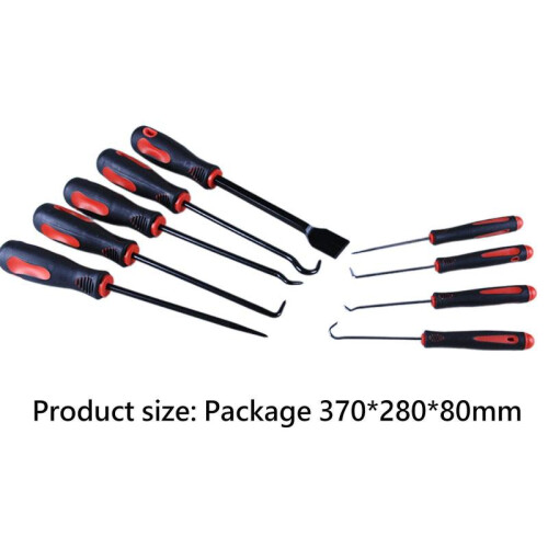 9 Piece Generic Car Oil Seal Pick and Hook Set Sturdy Professional Versatile 1