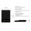(130mmx183mmx31mm, Black) Coffee Scale with Timer Multifunction Weighing Scale for Home Baking Black 2
