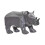 Rhinoceros Statue Sturdy Modern Figurine for Home Office Decor Kitchen Shelf 1