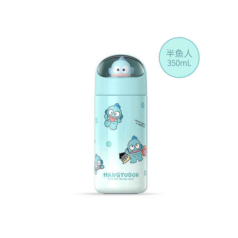 (Blue)Tasse à Aspirateur Imprimée Thème Sanrio Mode Extérieur Grande Capacité Tasse Eau