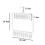 (multi, single layer) Hanging Drying Rack with Clips Storage Clothes Hanger for Pants Gloves Towel single layer 2