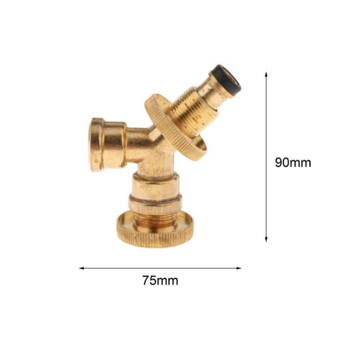 Propane Splitter Adapter Quick Connect Fitting for Tabletop Grill Gas Burner 1
