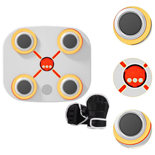 Electronic Boxing Machine Smart Boxing Trainer for Sanda Exercise Kickboxing w Half Finger Gloves 2