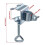 Umbrella Bracket Clip Sturdy Sun Umbrella Clamp Holder for Yard Balcony Deck 2