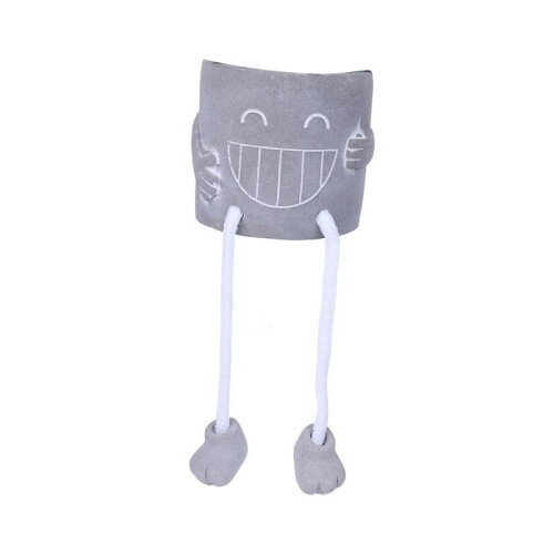 (Medium,Style C)Cute Face Plant Pot Creative Plant Container Planter for Indoor Office Shelf Style A