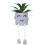 (Medium,Style D)Cute Face Plant Pot Creative Plant Container Planter for Indoor Office Shelf Style A 4