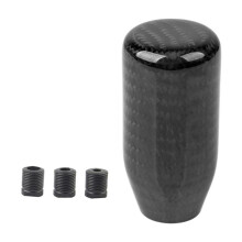 (Optional, Cylindrical) Generic Manual Gear Shifter Knob Accessories Carbon Fiber Gear Shifter Knob Cylindrical