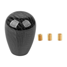 (Optional, Oval) Generic Manual Gear Shifter Knob Accessories Carbon Fiber Gear Shifter Knob Cylindrical