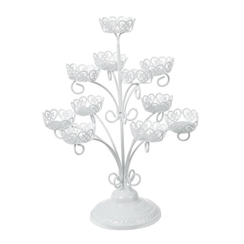 Cupcake Display Stand, Metal Cake Holder, Creative Serving Stand for Dining Table Anniversary Event Holiday 2