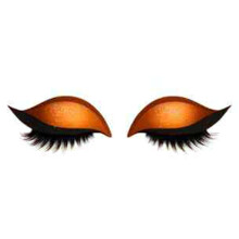 (F) Eyelashes Eyeshadow Sticker Glitter Clipart Stickers 2 In 1 Reusable Eye Makeup for Women Girls Daily Makeup