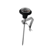 (13.5x3.7cm, Black) Frothing Thermometer Espresso Convenient Installation Professional Instant Read 0-100 deg C Temperature Meter Gauge with Clip